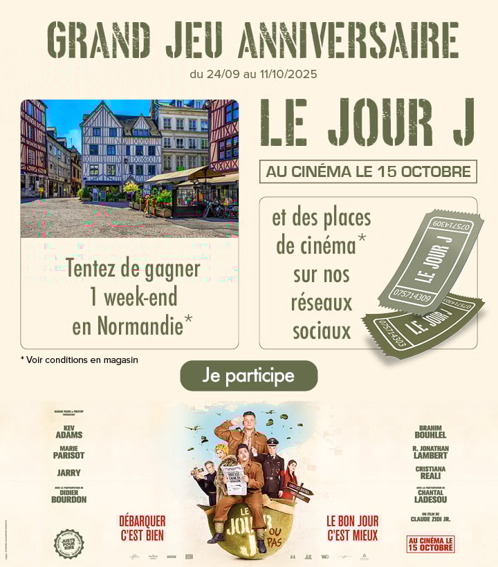 Accès au jeu concours pour gagner un week-end en Normandie