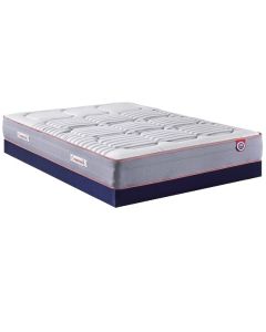 LOT MATELAS+SOMMIER TAPISSIER140X190CM MERINOS IC1665914019000
