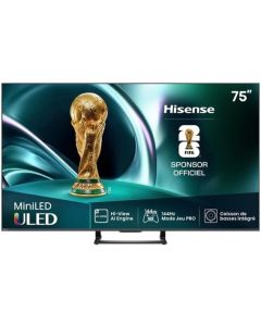 TELEVISEUR QLED MINI LED 4K  HISENSE 75U7Q