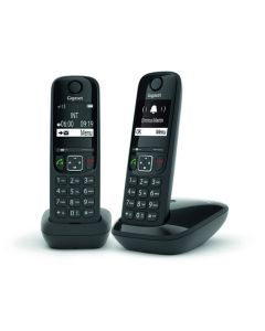 TELEPHONE DECT DUO  GIGASET AS690 DUO NOIR