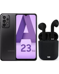 LOT SMARTPHONE GAL.A23 5G NOIR+ECOUTEURS BT NOIRWE SAMSUNG GALA23BUN02-MGF