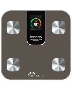 PESE PERSONNE CONNECTE RECHARGEABLE IMPEDANCEMETRE LITTLE BALANCE IC-X4-TFT-8837