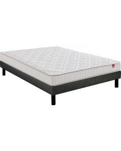 LOT MATELAS+SOMMIER TAPISSIER 160X200CM EPEDA IC1653716020000