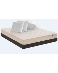 LOT MATELAS+SOMMIER TAP140X190CM+COUETTE+2OREILLER BULTEX IC1751014019000