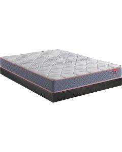 LOT MATELAS+SOMMIER TAPISSIER 140X190CM  MERINOS IC1902314019000