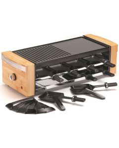 APPAREIL A RACLETTE MULTIFONCTION  KITCHENCHEF KC.WOOD-LUX8