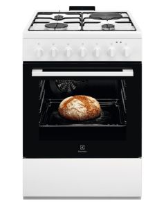 CUISINIERE MIXTE 60X60CM  ELECTROLUX LKM624022W