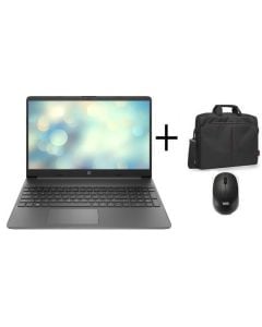 LOT PC PORTABLE 15,6"(1920X1080)+ SOURIS + SACOCHE HP LOT 15S-FQ0023NF-9J1M6EA