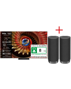 LOT TV 75C8K + ENCEINTES Z100