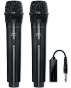 LOT DE 2 MICROPHONES SANS FIL A MAIN DYNAMIQUE MUSE MC50WI
