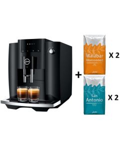 LOT EXPRESSO CLASSIQUE A POMPE WIFI + 1KG DE CAFE JURA PACK E4-15435 + 1KG CAFE