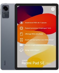 TABLETTE TACTILE  XIAOMI REDMI PAD SE 4+128 GRIS