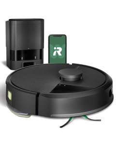 ASPIRATEUR ROBOT LAVEUR CONNECTE IROBOT ROOMBA 105+AED NOIR
