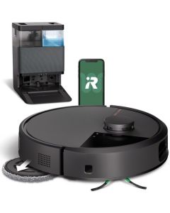 ASPIRATEUR ROBOT LAVEUR CONNECTE IROBOT ROOMBA PLUS 505+AWD NOIR