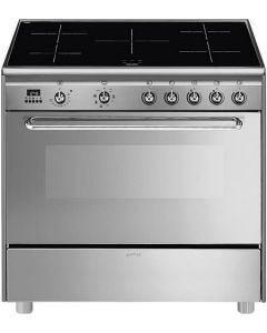CUISINIERE INDUCTION 90X60CM  SMEG SCD90IMX9-1