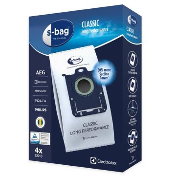 4 sacs aspirateur S-Bag Classic Long Performance 3 L - E201S ELECTROLUX