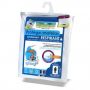 PROTEGE-MATELAS 90CM X 190CM  LINGE DES FAMILLES GRENAT DH 90X190 thumbnail