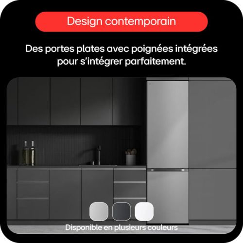 REFRIGERATEUR COMBINE CONNECTE 186CM LG GBV3100EPY REFRIGERATEUR COMBINE CONNECTE 186CM LG GBV3100EPY