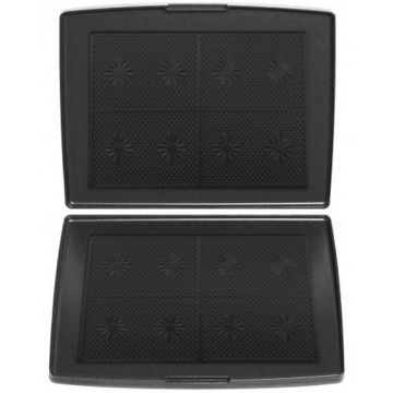 JEU DE PLAQUES: 4 GAUFRETTES POUR GAUFRIER FRITEL 142365