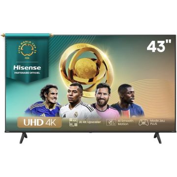 TELEVISEUR LED 4K  HISENSE 43A6Q