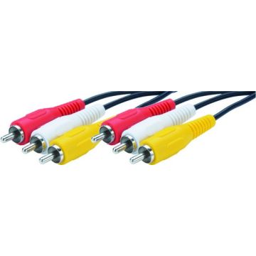 CABLE A/V 1 CVBS+2 RCA MALE / 1 CVBS+2 RCA MALE ERARD 6554