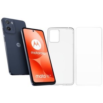 LOT SMARTPHONE MOTO E15 + COQUE + FILM PROTECTION MOTOROLA BUNDLE MOTO E15 BLEU DENI