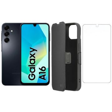 LOT SMARTPHONE GALAXY A16 4G BLEU + ETUI + FILM SAMSUNG BUNGALA164GBLEU-MGF