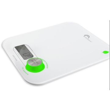 BALANCE DE CUISINE ELECTRONIQUE SANS PILE LITTLE BALANCE GREEN POWER CUL.BLAN-8198