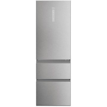 REFRIGERATEUR COMBINE 185CM CONNECTE 2 TIROIRS HAIER HTW5618DNMG