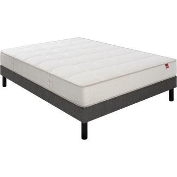 LOT MATELAS+SOMMIER TAPISSIER 90 X 190CM EPEDA IC1660609019000