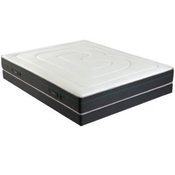 LOT MATELAS+SOMMIER TAPISSIER 160X200CM  BULTEX IC1685116020000