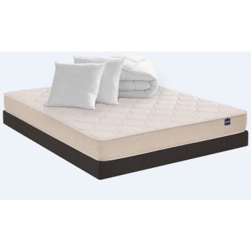 LOT MATELAS+SOMMIER TAP140X190CM+COUETTE+2OREILLER BULTEX IC1751014019000