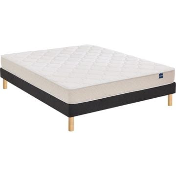 LOT MATELAS+SOMMIER TAP. 140X190CM  BULTEX IC1788414019000