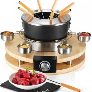 APPAREIL A FONDUE  KITCHENCHEF KCWOOD.FOND.8
