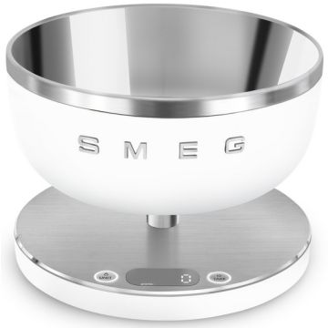 BALANCE DE CUISINE ELECTRONIQUE RECHARGEABLE SMEG KSC01WHMWW
