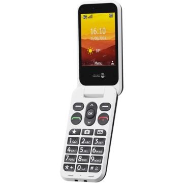 TELEPHONE MOBILE A CLAPET 4G DORO LEVA L30 GRAPHITE/BLANC