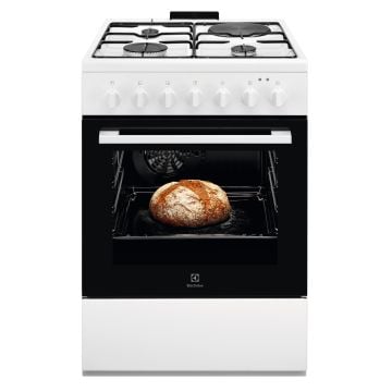 CUISINIERE MIXTE 60X60CM  ELECTROLUX LKM624022W