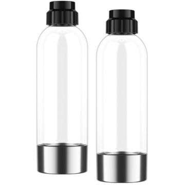 2 BOUTEILLES SUPPLEMENTAIRES POUR MACHINE A SODA NATURAMIX LOT2BOUT1L