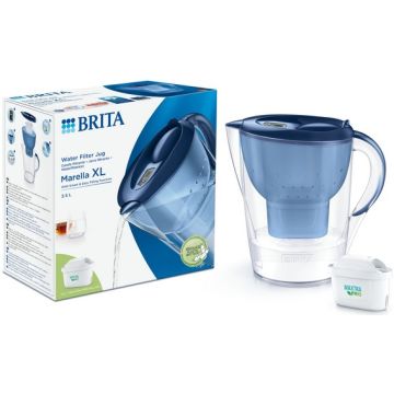 CARAFE FILTRANTE + 1 CARTOUCHE BRITA MARELLA XL BLEU-1051122