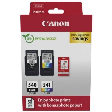 PACK CARTOUCHE D'ENCRE POUR IMPRIMANTE JET D'ENCRE CANON PG540/CL541 PHOTO VA.PACK
