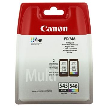 PACK CARTOUCHE D'ENCRE POUR IMPRIMANTE JET D'ENCRE CANON PG545/CL546