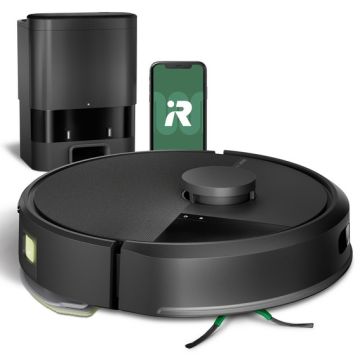 ASPIRATEUR ROBOT LAVEUR CONNECTE IROBOT ROOMBA 105+AED NOIR