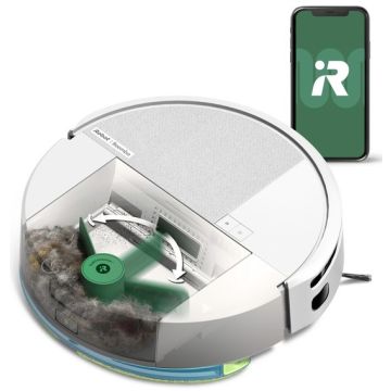 ASPIRATEUR ROBOT LAVEUR CONNECTE IROBOT ROOMBA 205 DUSTCPTR BLANC