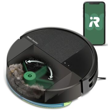 ASPIRATEUR ROBOT LAVEUR CONNECTE IROBOT ROOMBA 205 DUSTCPTR NOIR