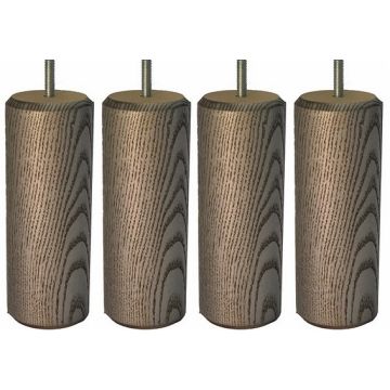 4 PIEDS A TIGE FILETEE POUR SOMMIER TAPISSIER MARGOT S4165X170-VD8-FP-GVN LOUN