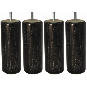 4 PIEDS A TIGE FILETEE POUR SOMMIER TAPISSIER MARGOT S4165X170-VD8-FP-NVB LOUN