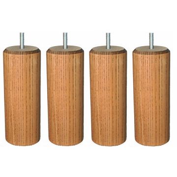 4 PIEDS A TIGE FILETEE POUR SOMMIER TAPISSIER MARGOT S4165X170-VD8-FP-NVN LOUN