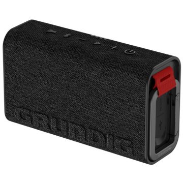 ENCEINTE BLUETOOTH LAMPE TORCHE NOMADE+MOUSQUETON GRUNDIG XPLORE BLACK-GLR7820