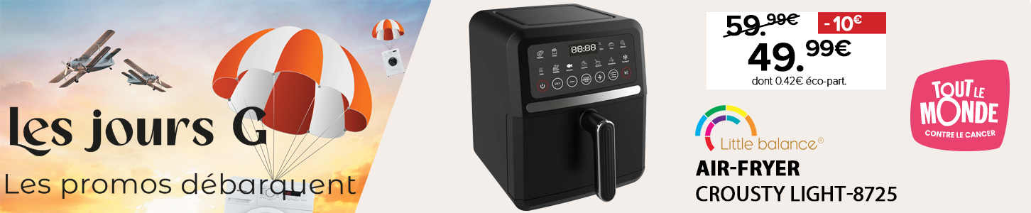 GITEM - JOURS G - AIR FRYER CROUSTY LIGHT