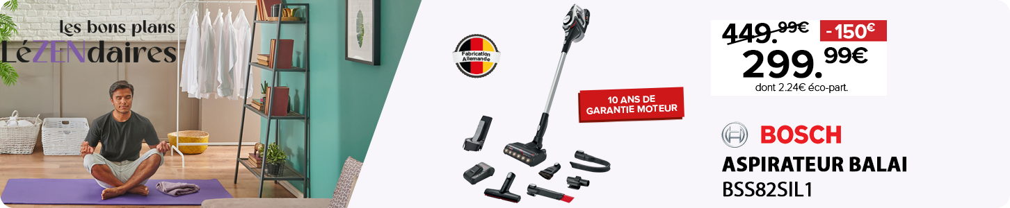 GITEM - Les bons plans Aspi Bosch BSS82SIL1